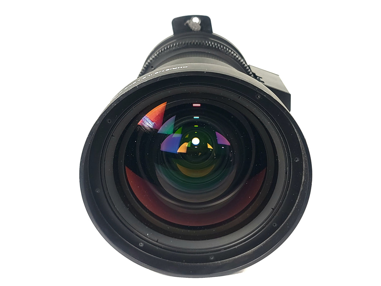 Christie 118-100110-XX ILS 3-Chip DLP Fixed Projector Lens, 0.73:1 SX+/ 0.67:1 HD 0.95" In Hard Carry Case