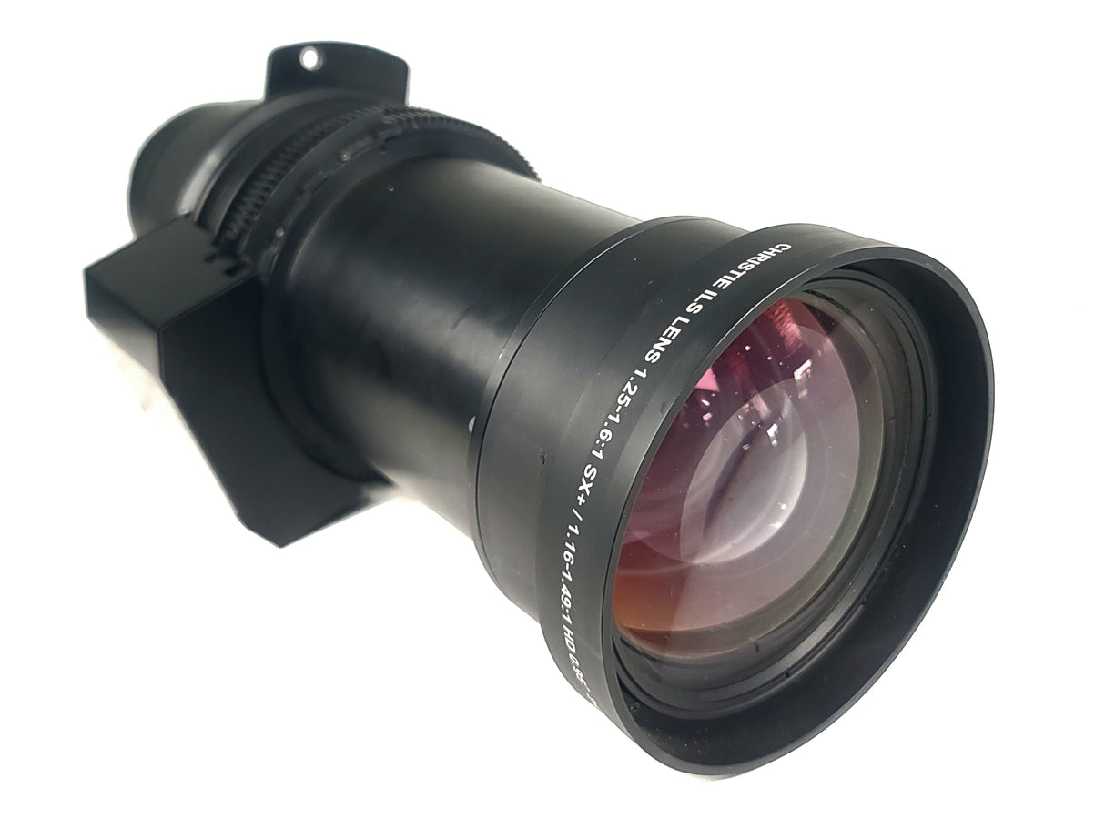 Christie 118-100111-XX ILS 3-Chip DLP Projector Lens, 1.25-1.6:1 SX+/ 1.16-1.49:1 HD 0.95" In Hard Carry Case