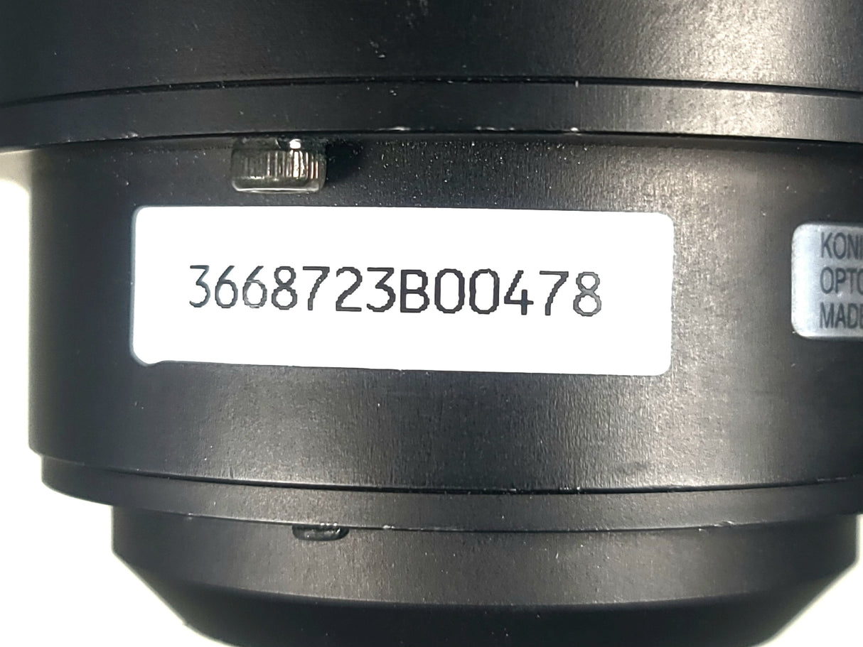 Christie 118-100110-XX ILS 3-Chip DLP Fixed Projector Lens, 0.73:1 SX+/ 0.67:1 HD 0.95" In Hard Carry Case