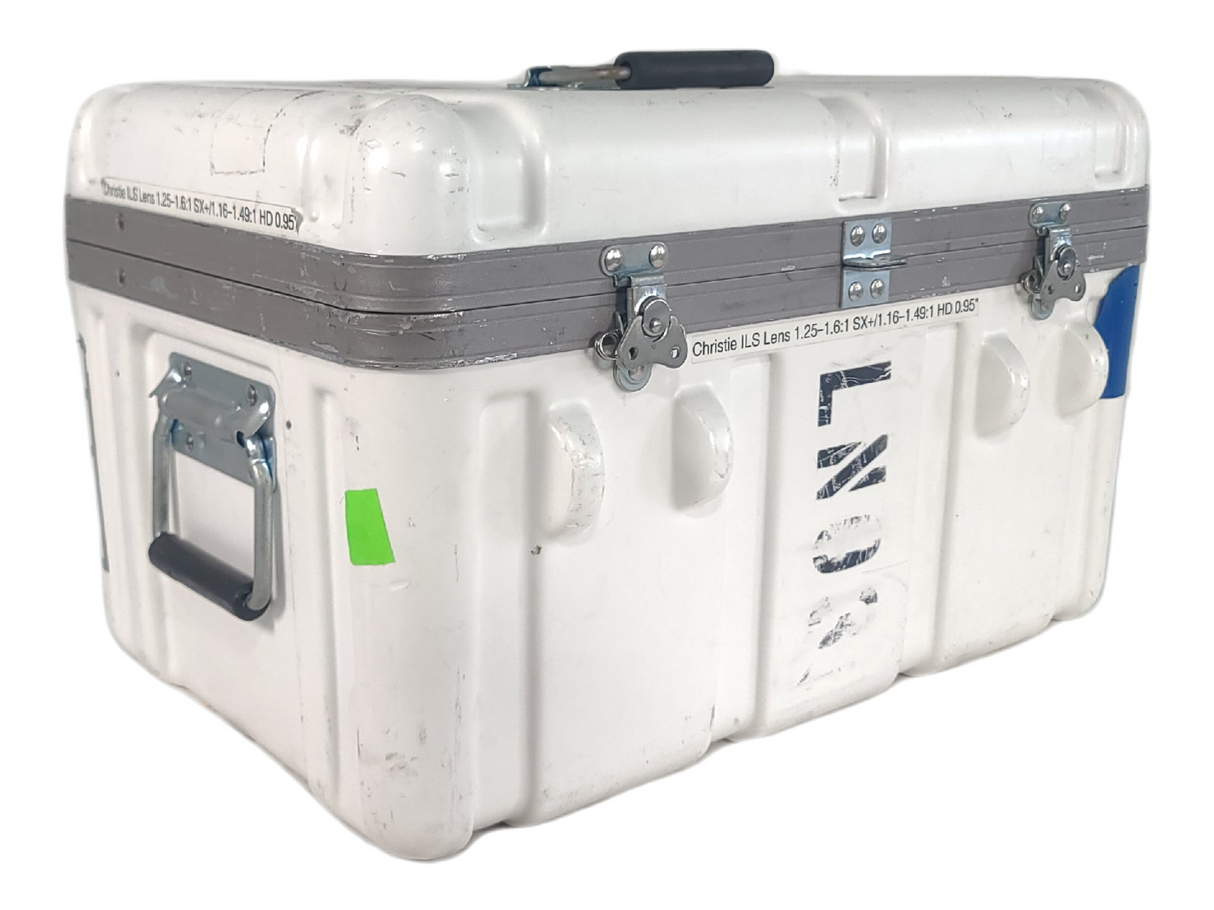 Christie 118-100111-XX ILS 3-Chip DLP Projector Lens, 1.25-1.6:1 SX+/ 1.16-1.49:1 HD 0.95" In Hard Carry Case