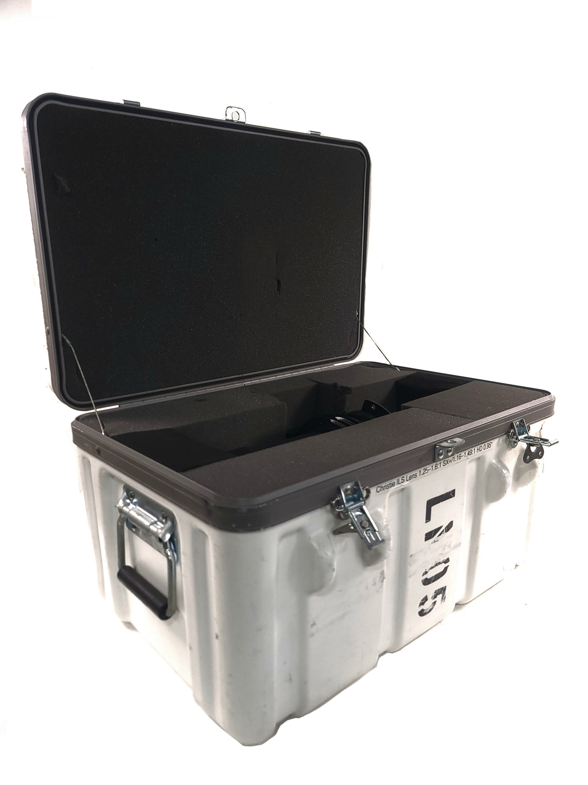 Christie 118-100111-XX ILS 3-Chip DLP Projector Lens, 1.25-1.6:1 SX+/ 1.16-1.49:1 HD 0.95" In Hard Carry Case