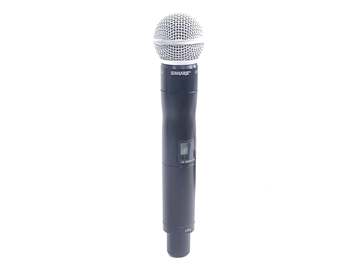 Shure UR2-H4 Wireless Handheld Transmitter w/ Shure Beta 58A Capsule (H4: 518-578 MHz)