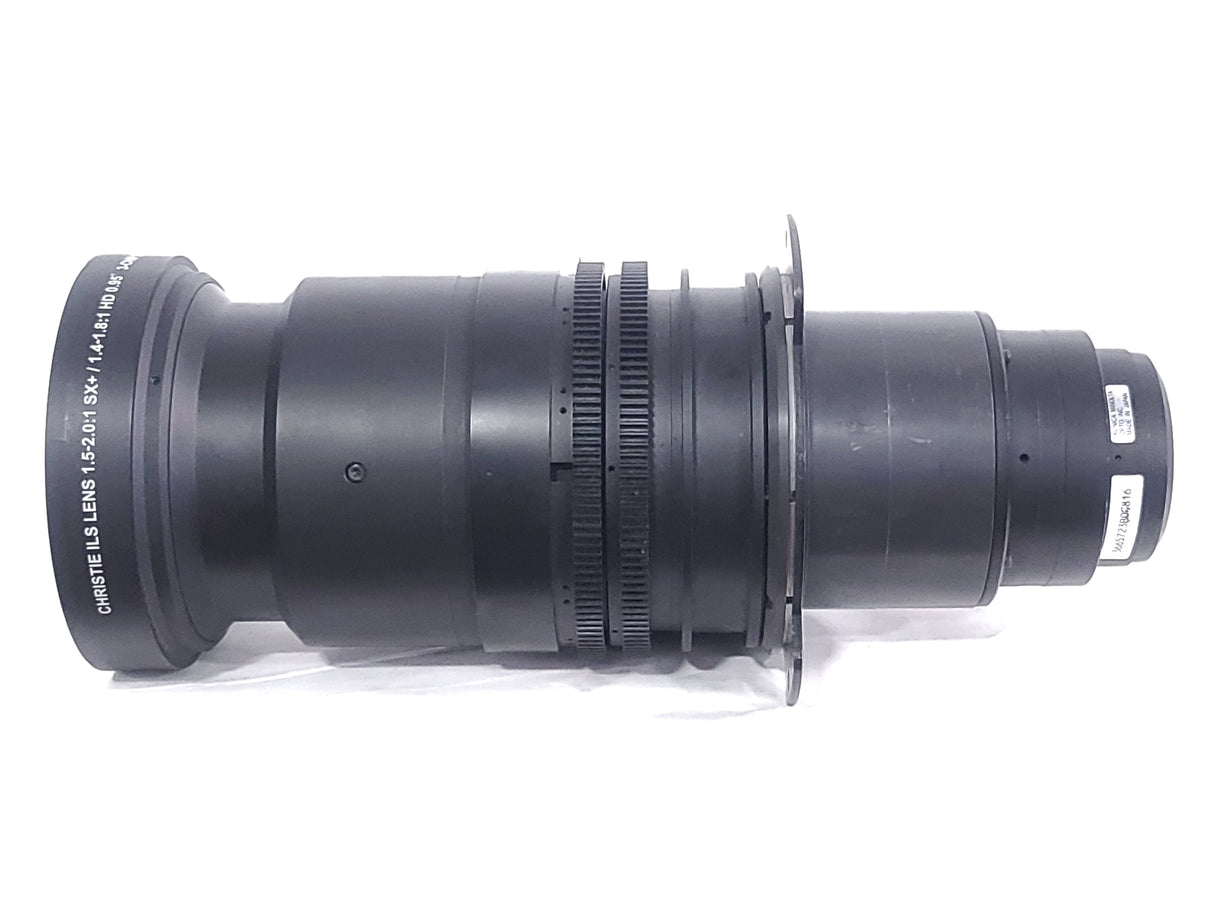 Christie 118-100112-XX ILS 3-Chip DLP Projector Lens, 1.5-2.0:1 SX+ / 1.4-1.8:1 HD .95"