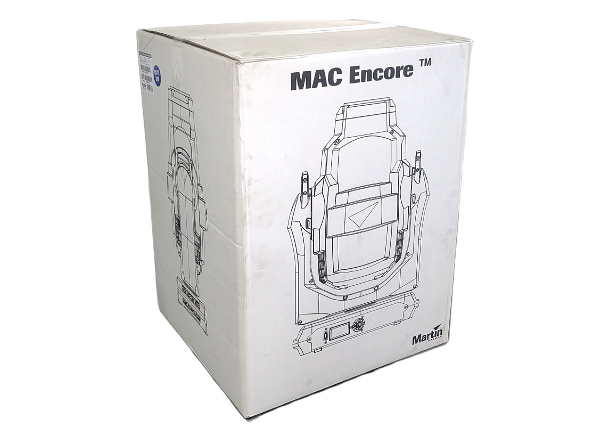 Martin Lighting Mac Encore Wash WRM Moving Head Light w/ SIP in Original Box (NEW)