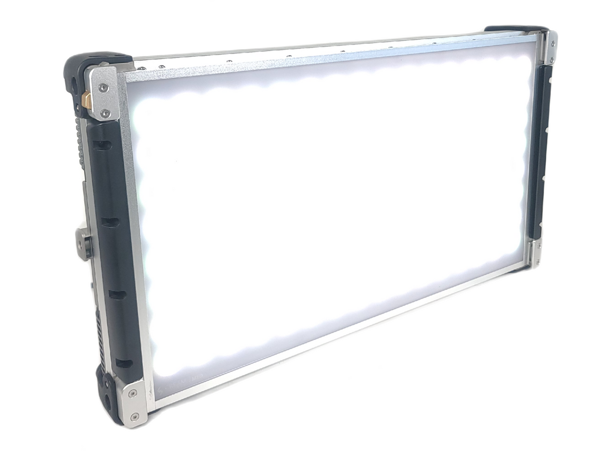 Cream Source Vortex8 2x1 RGBW 650W LED Light w/ Mount, Diffuser, Jumper Cable & Barn Doors