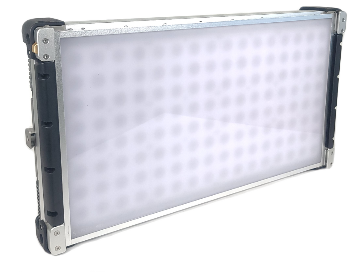 Cream Source Vortex8 2x1 RGBW 650W LED Light w/ Mount, Diffuser, Jumper Cable & Barn Doors