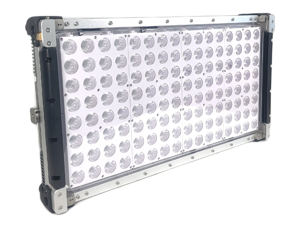 Cream Source Vortex8 2x1 RGBW 650W LED Light w/ Mount, Diffuser, Jumper Cable & Barn Doors
