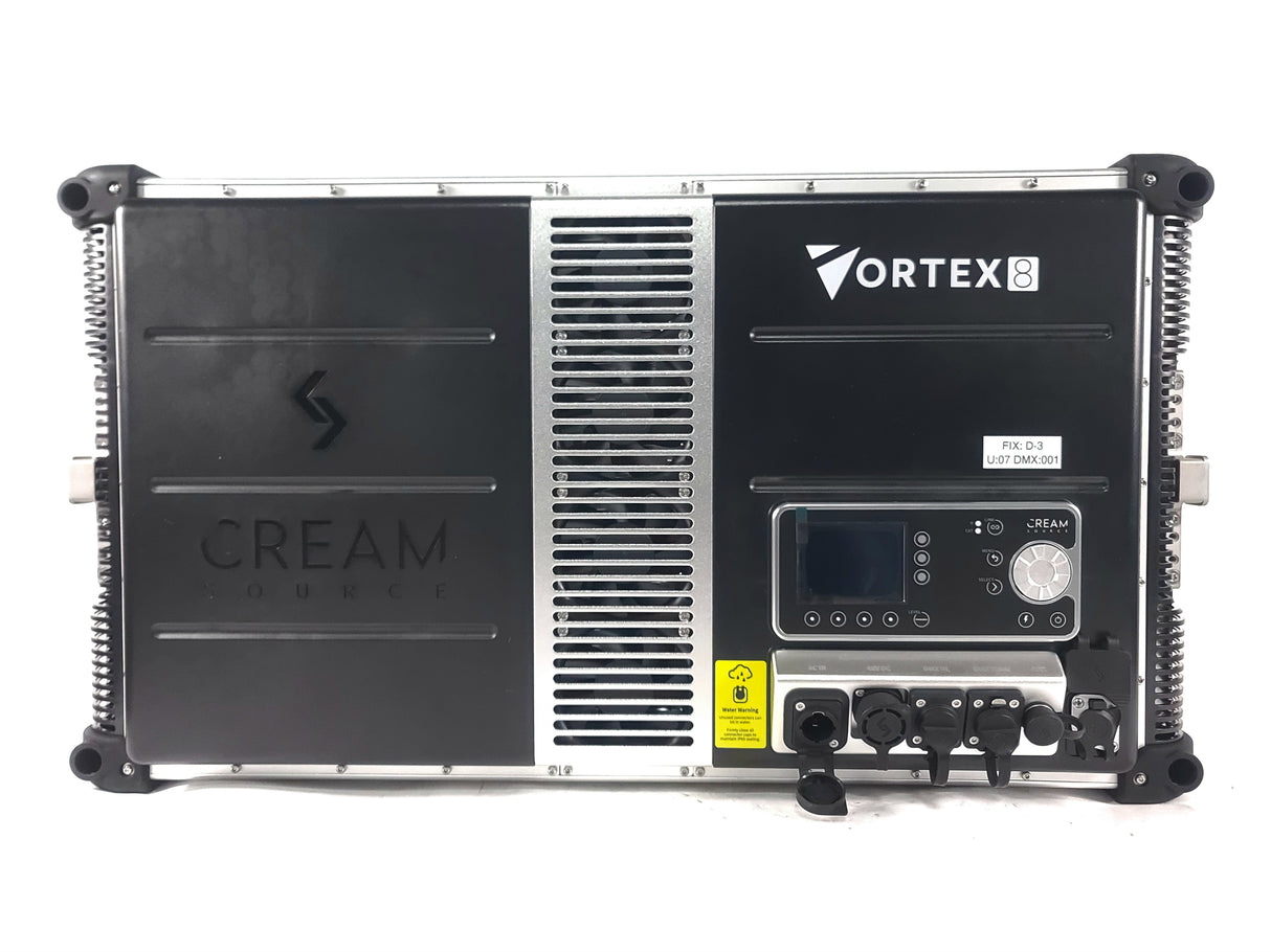 Cream Source Vortex8 2x1 RGBW 650W LED Light w/ Mount, Diffuser, Jumper Cable & Barn Doors