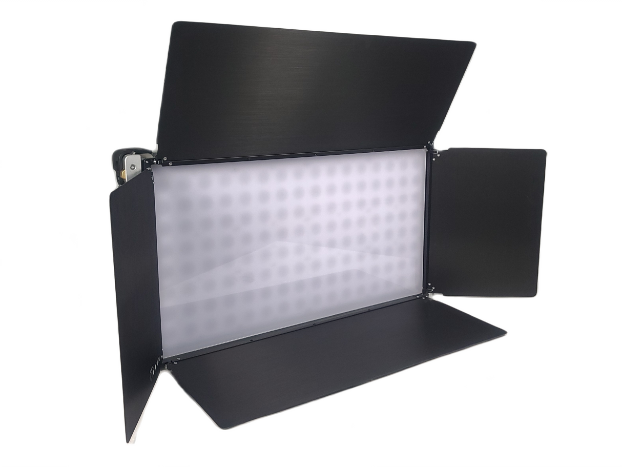 Cream Source Vortex8 2x1 RGBW 650W LED Light w/ Mount, Diffuser, Jumper Cable & Barn Doors