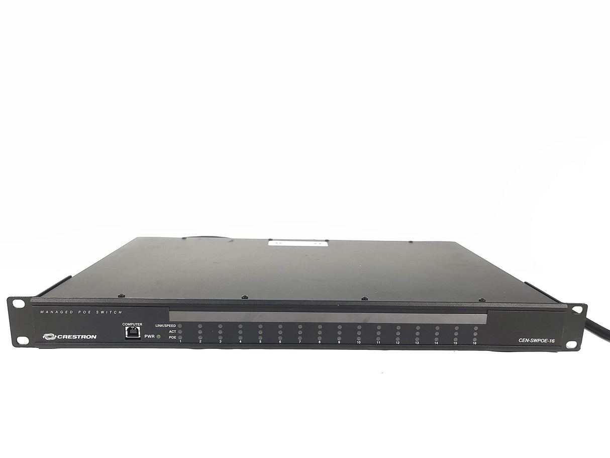 Crestron CEN-SWPOE-16 16-Port Managed PoE Switcher