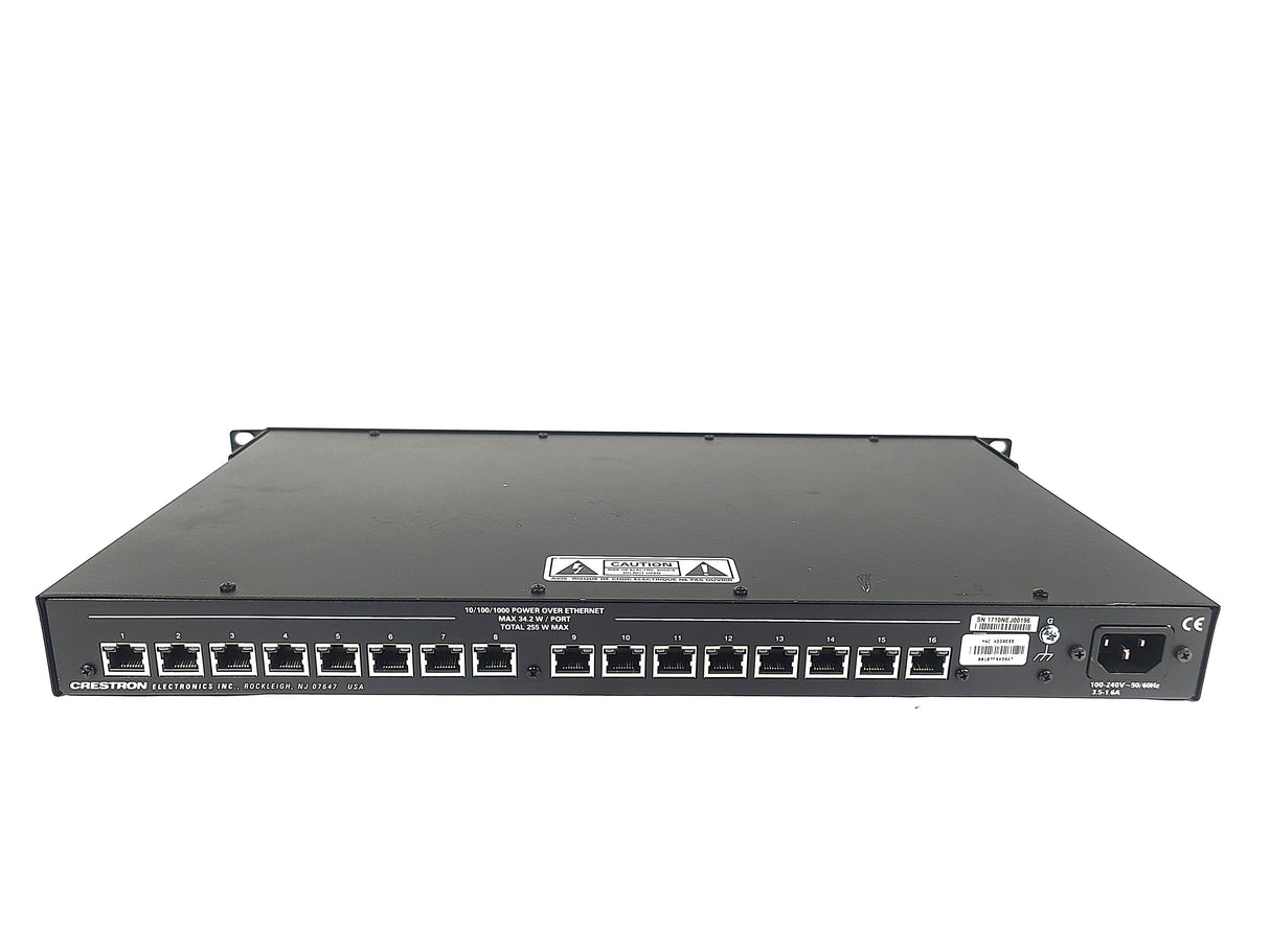 Crestron CEN-SWPOE-16 16-Port Managed PoE Switcher