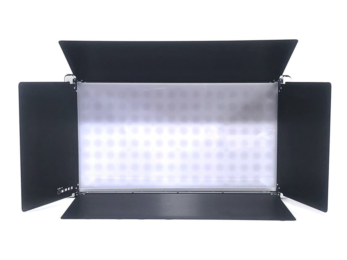 Cream Source Vortex8 2x1 RGBW 650W LED Light w/ Mount, Diffuser, Jumper Cable & Barn Doors