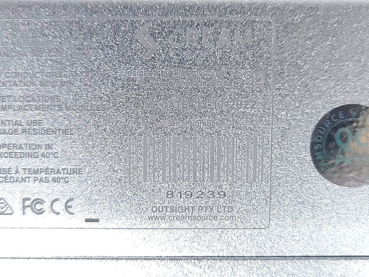 Cream Source Vortex8 2x1 RGBW 650W LED Light w/ Mount, Diffuser, Jumper Cable & Barn Doors