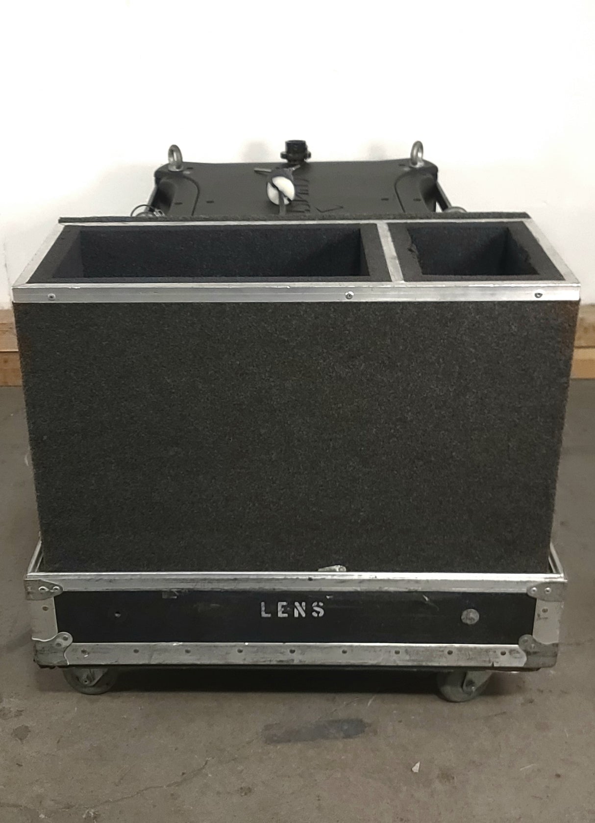 Christie Roadster HD18K 1080 HD 18000 Lumens 3-Chip DLP Digital Projector (Lamp Hours 562) in Wheeled Road Case (NO LENS)