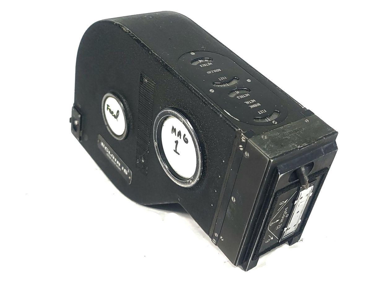 Eclair NPR Regular 16mm Camera with Perfectone Motor w/ Spare Eclair 16 film box, and eye piece