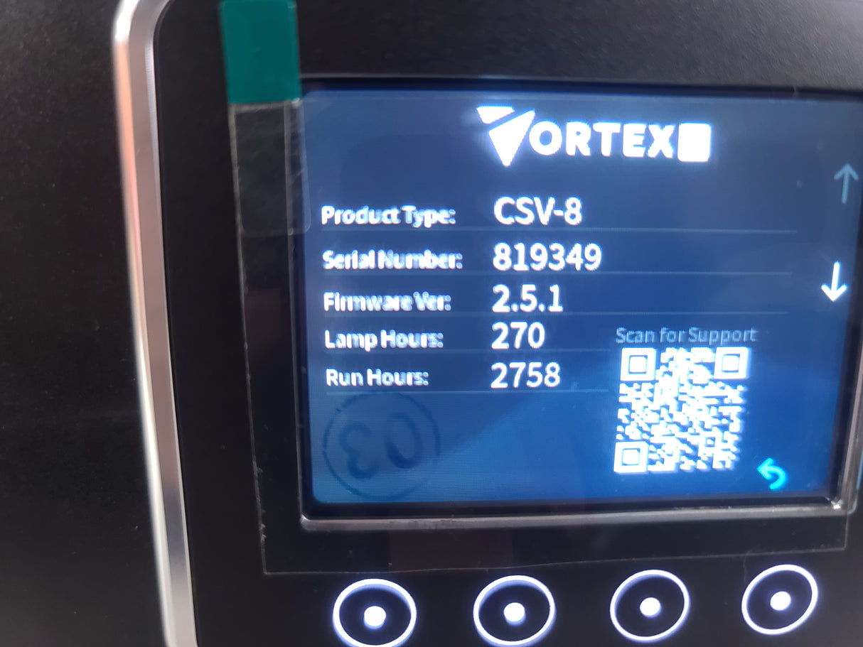 Cream Source Vortex8 2x1 RGBW 650W LED Light w/ Mount, Diffuser, Jumper Cable & Barn Doors