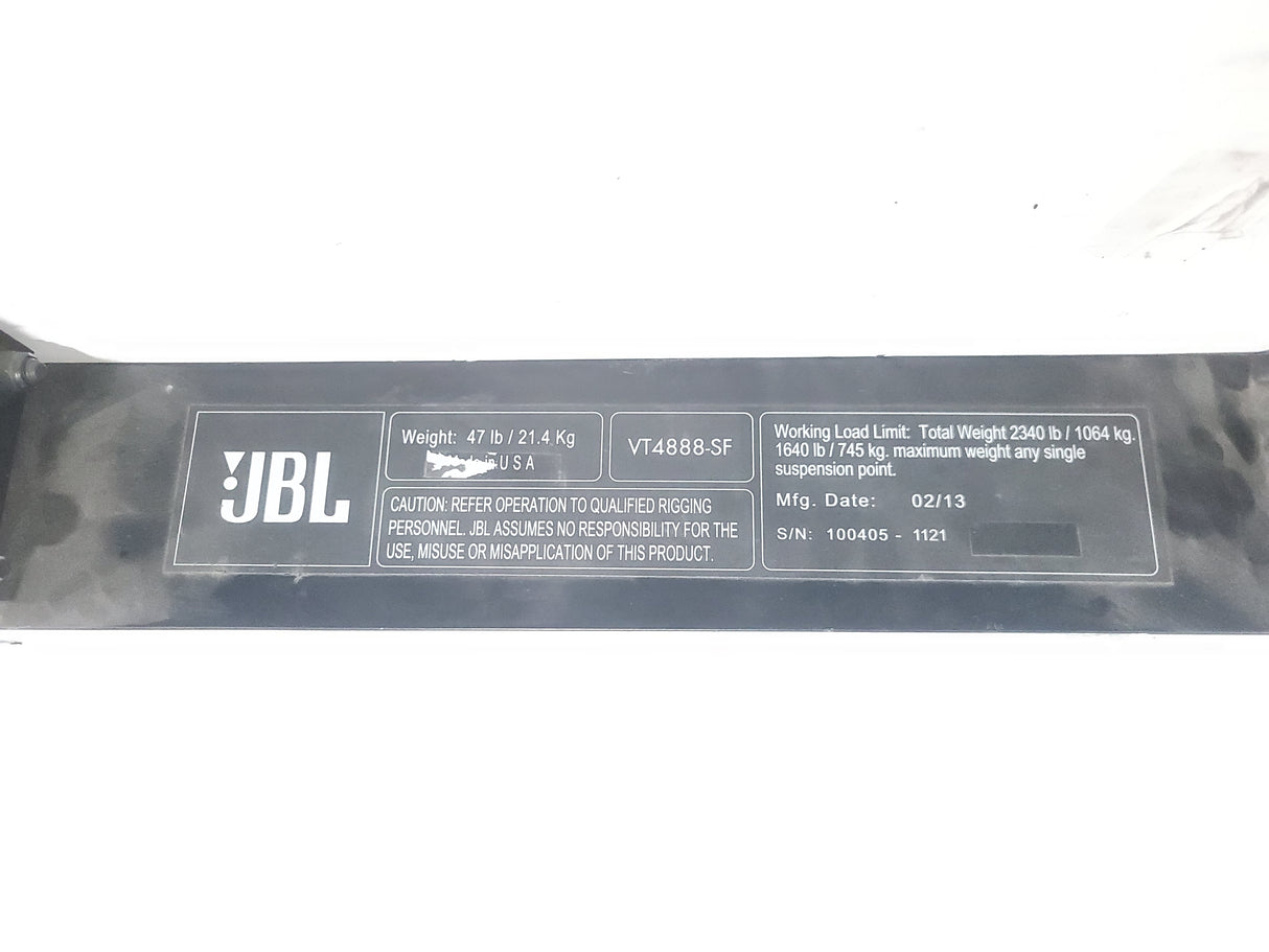 JBL VT4888-SF Array Frame