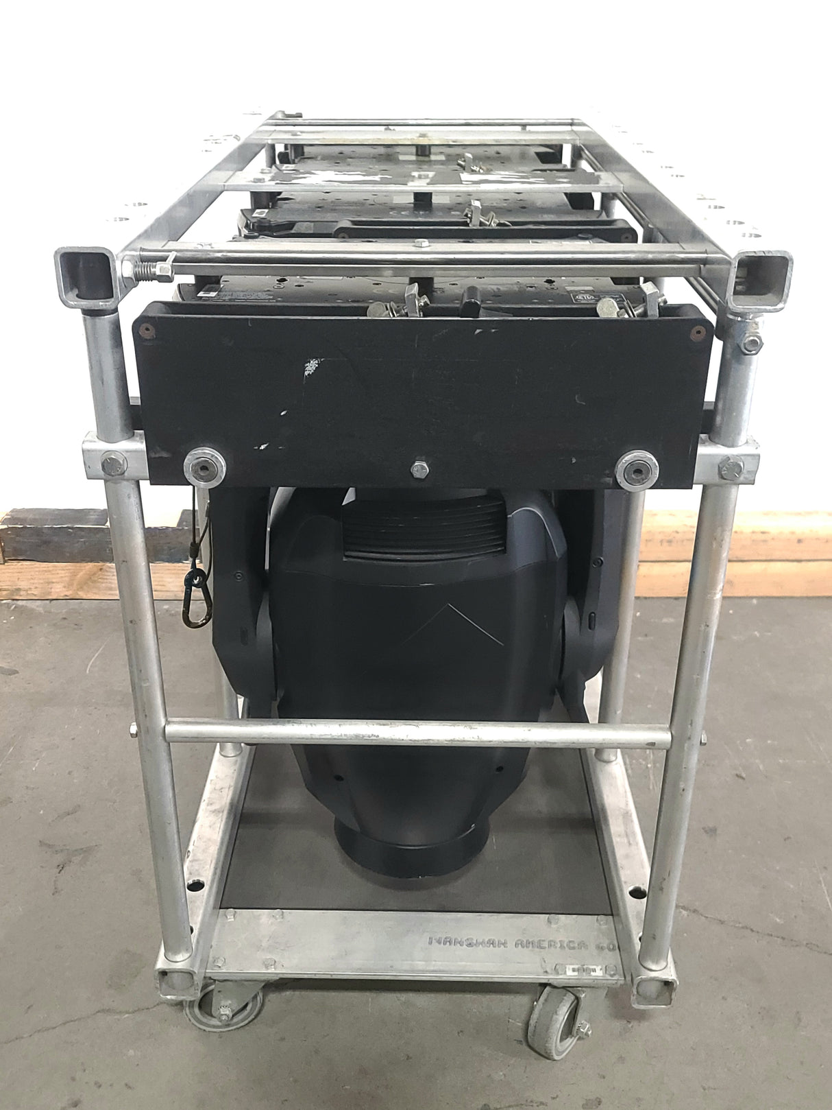 (3) Martin Viper Wash DX Moving Head Lights w/ Accessories in Steel Road Cage