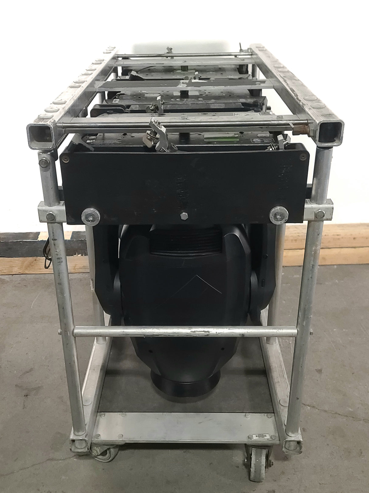 (3) Martin Viper Wash DX Moving Head Lights w/ Accessories in Steel Road Cage