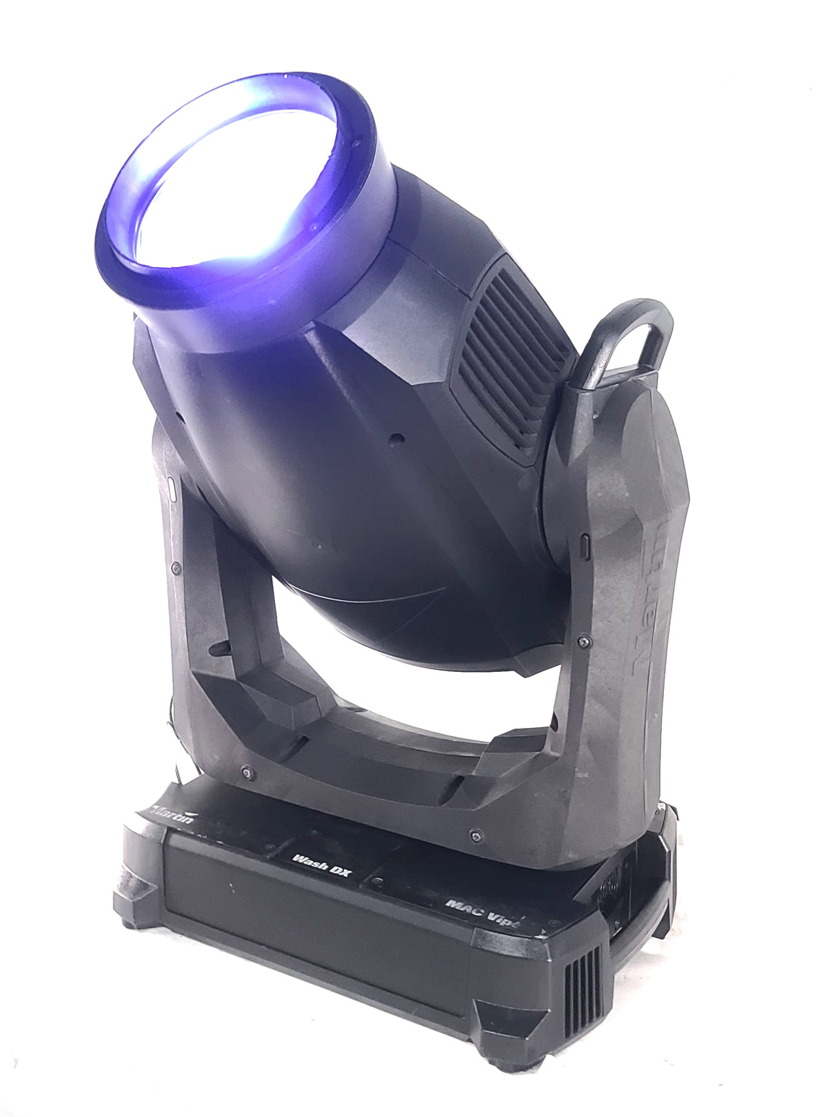 (3) Martin Viper Wash DX Moving Head Lights w/ Accessories in Steel Road Cage