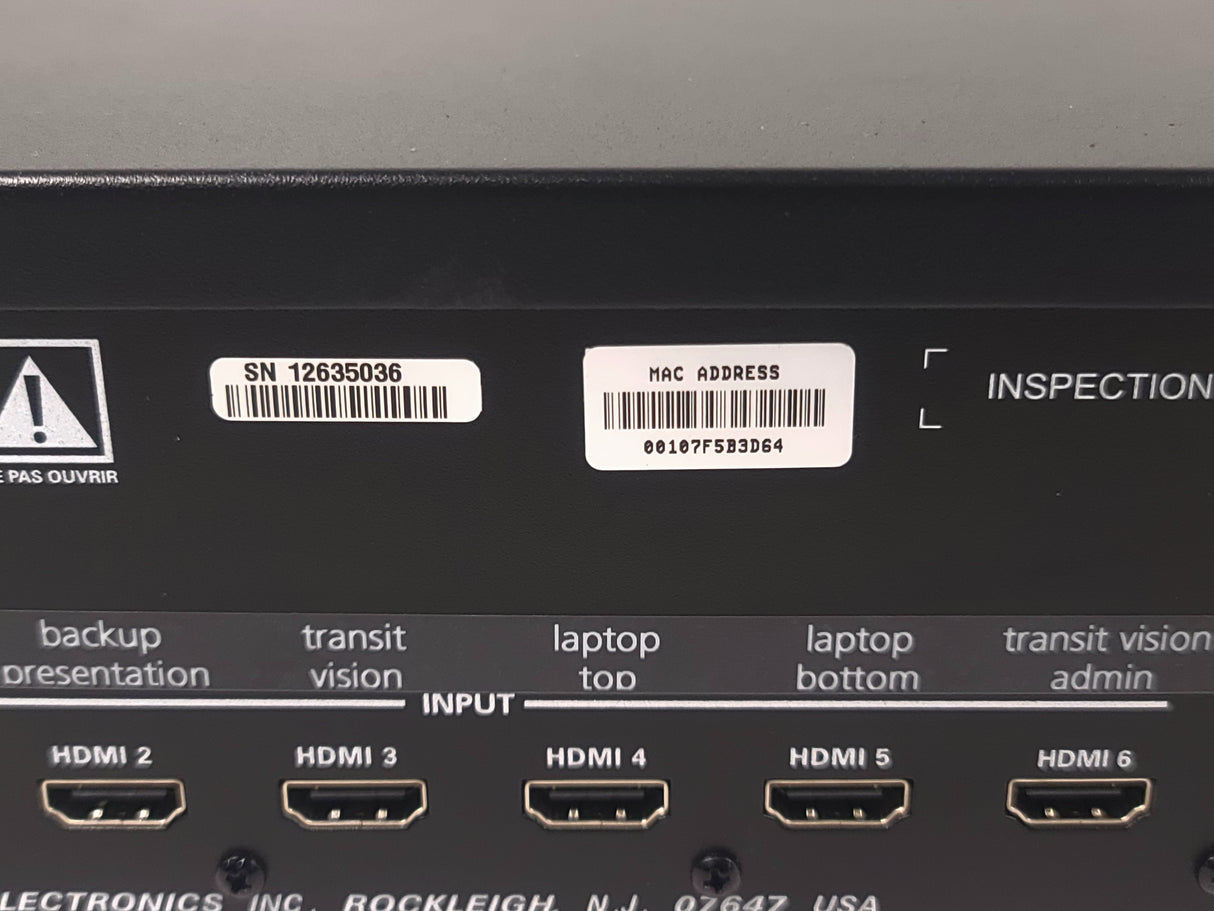 Crestron DM-MD6x4 Digital Media Distribution Center