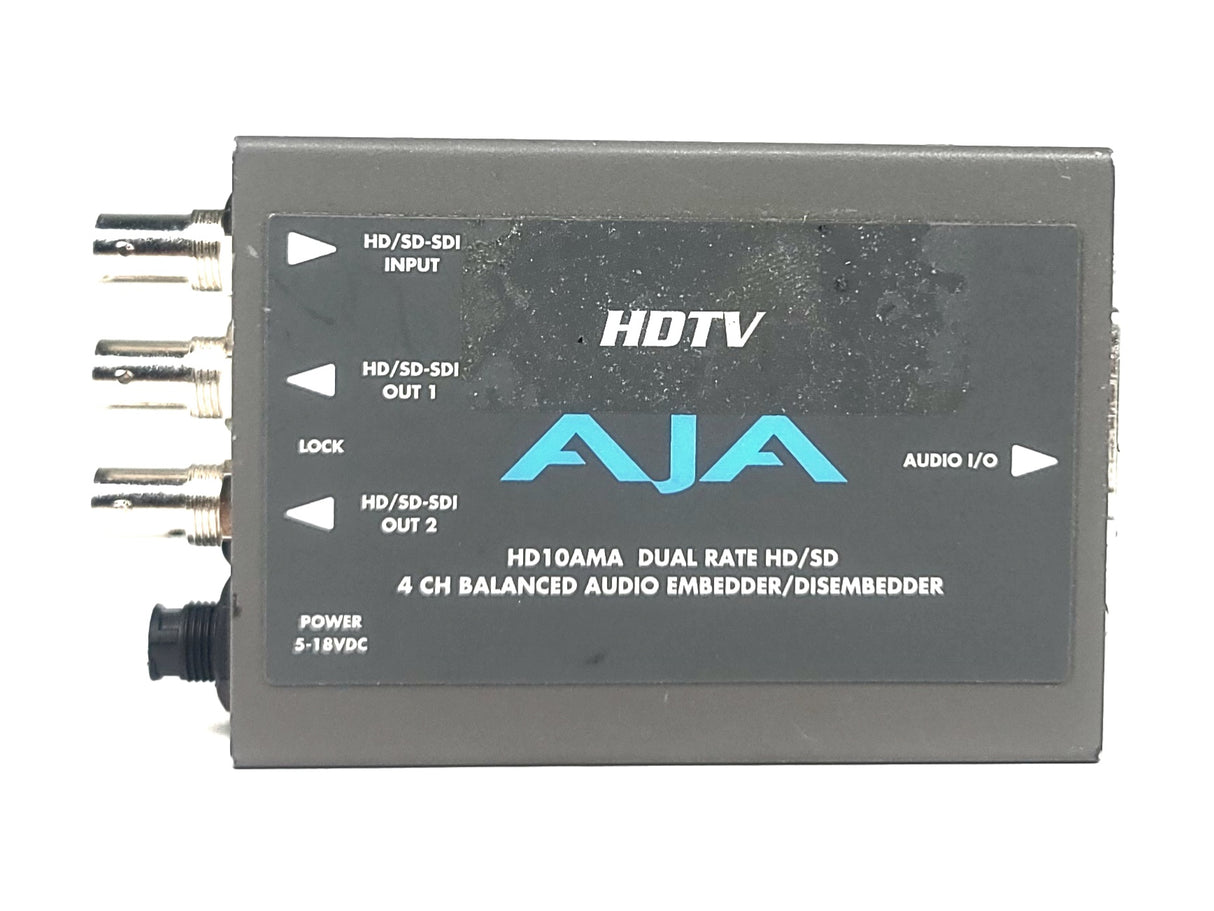 AJA HD10AMA Dual Rate HD/SD 4 CH w/ PSU