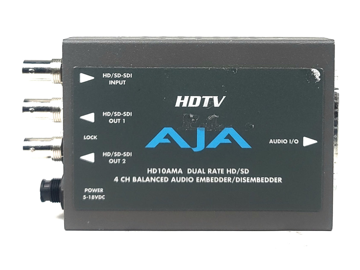 AJA HD10AMA Dual Rate HD/SD 4 CH w/ PSU