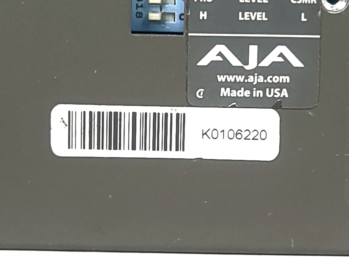 AJA HD10AMA Dual Rate HD/SD 4 CH w/ PSU