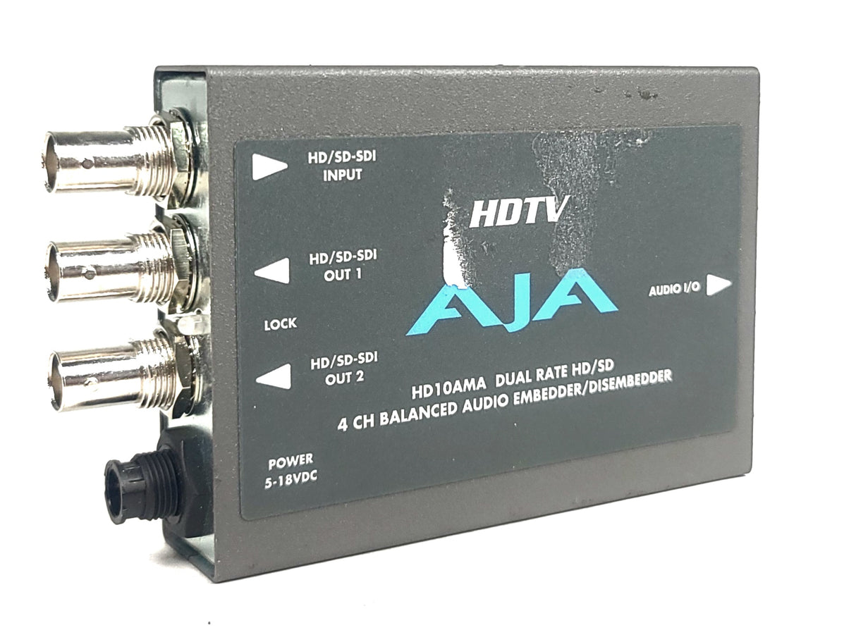 AJA HD10AMA Dual Rate HD/SD 4 CH w/ PSU