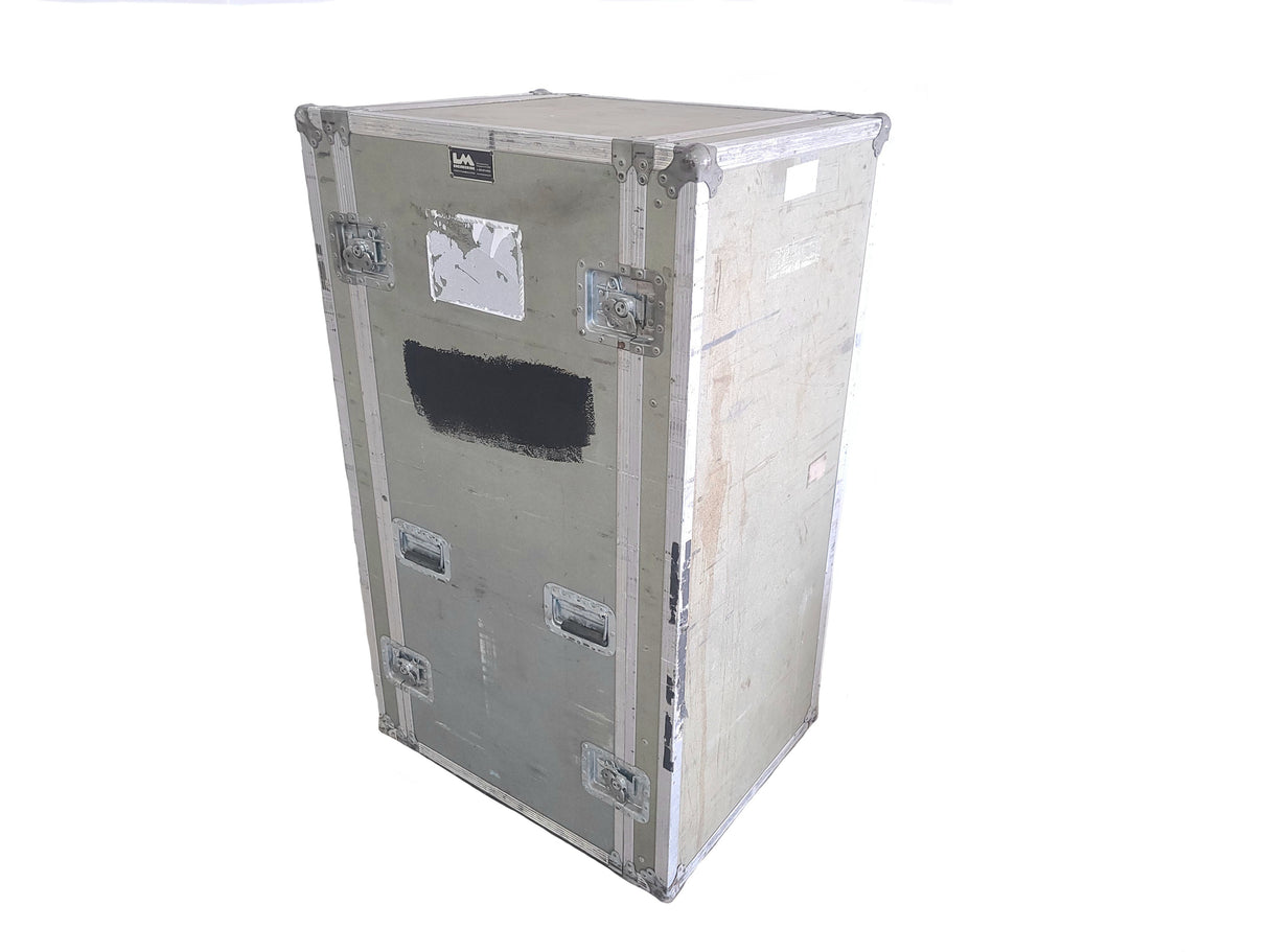 22x19x47 LM Engineering 26RU Wheeled Rack Case w/ (2) Drawers