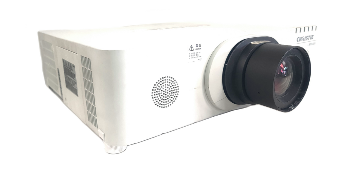 Christie LWU501i 3-Chip 5000 Lumen WUXGA LCD Conference Projector & Lens w/ Accessories