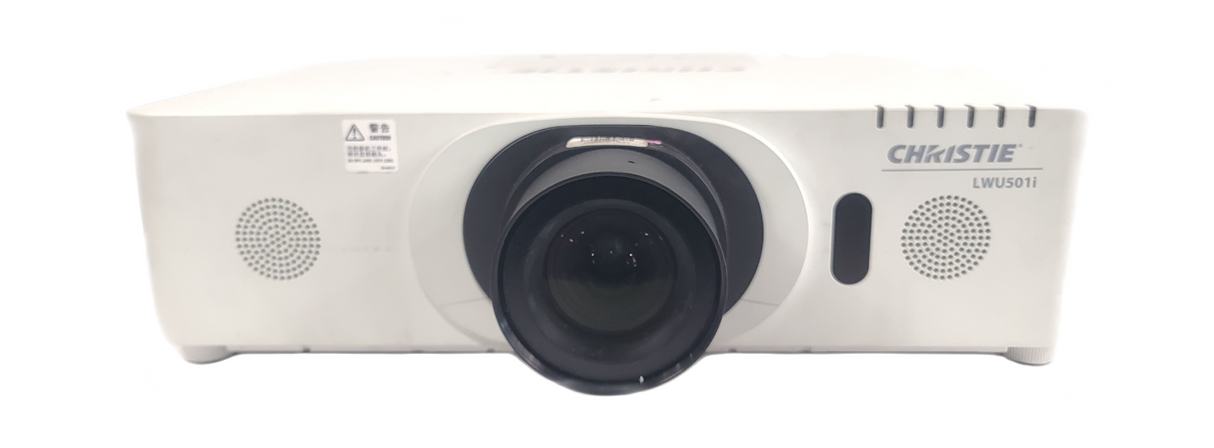 Christie LWU501i 3-Chip 5000 Lumen WUXGA LCD Conference Projector & Lens w/ Accessories
