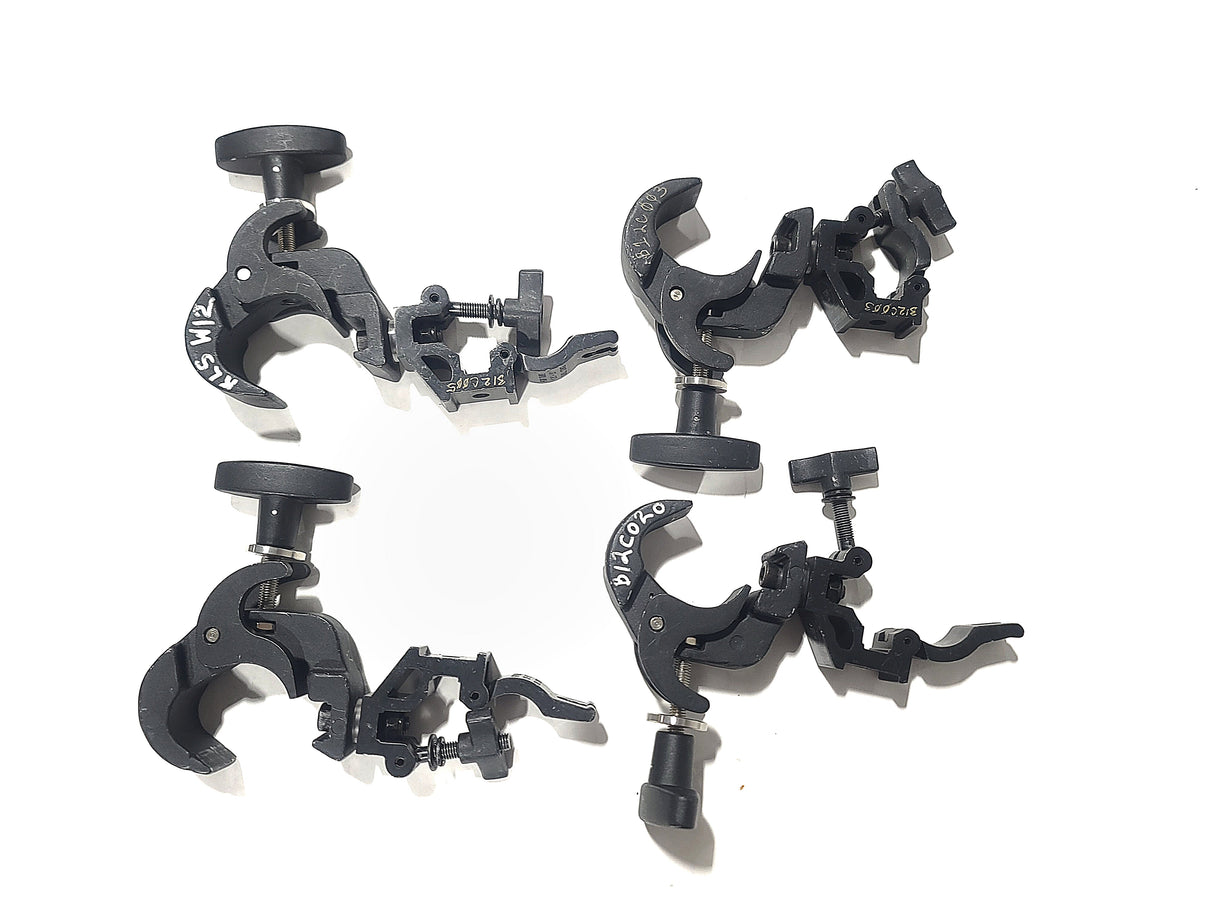 Barco RLS W12 11,000 Lumens WUXGA 1-Chip DLP (Lamp Hours 342 & 345) Large Venue Projector w/ (4) Mounting Clamps, Remote, Extra Lamp & PSU Cable in Wheeled Road Case (NO LENS)