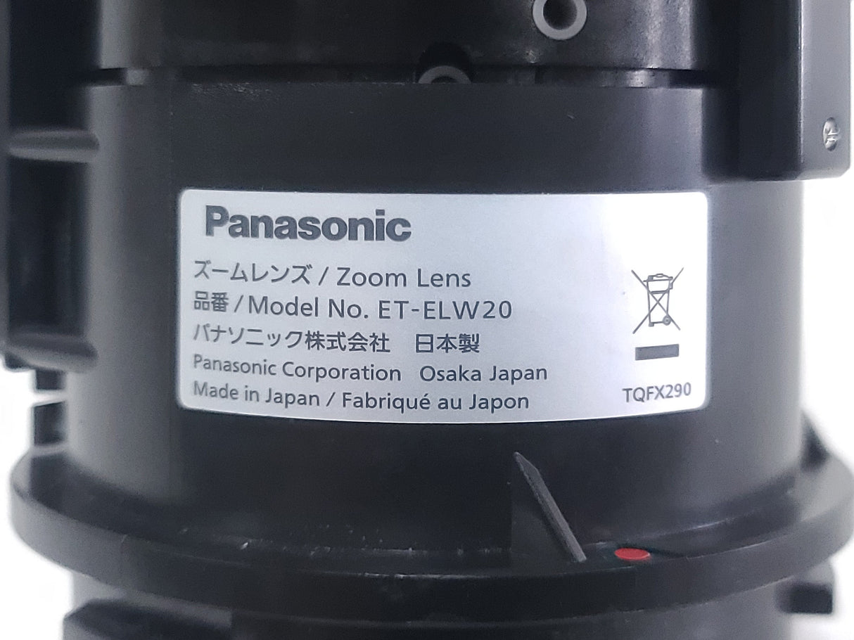 Panasonic ET-ELW20 1.3-1.7:1 Zoom Projector Lens