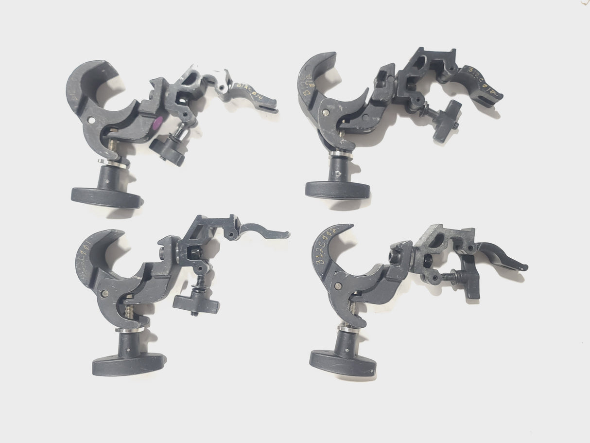 Barco RLS W12 11,000 Lumens WUXGA 1-Chip DLP (Lamp Hours 406 & 407) Large Venue Projector w/ (4) Mounting Clamps, Remote, Extra Lamp & PSU Cable in Wheeled Road Case (NO LENS)