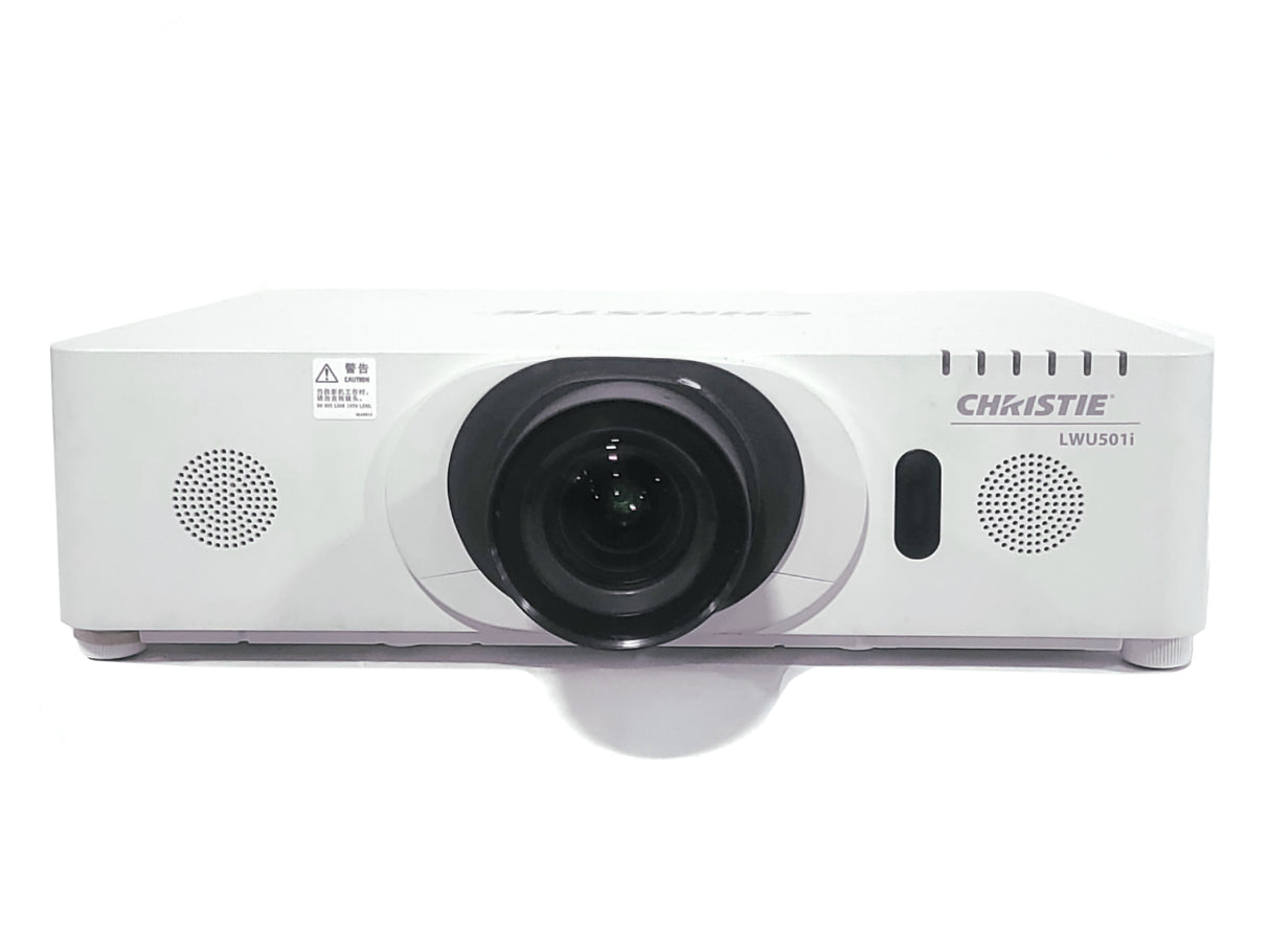 Christie LWU501i 3-Chip 5000 Lumen WUXGA LCD Conference Projector & Lens w/ Accessories