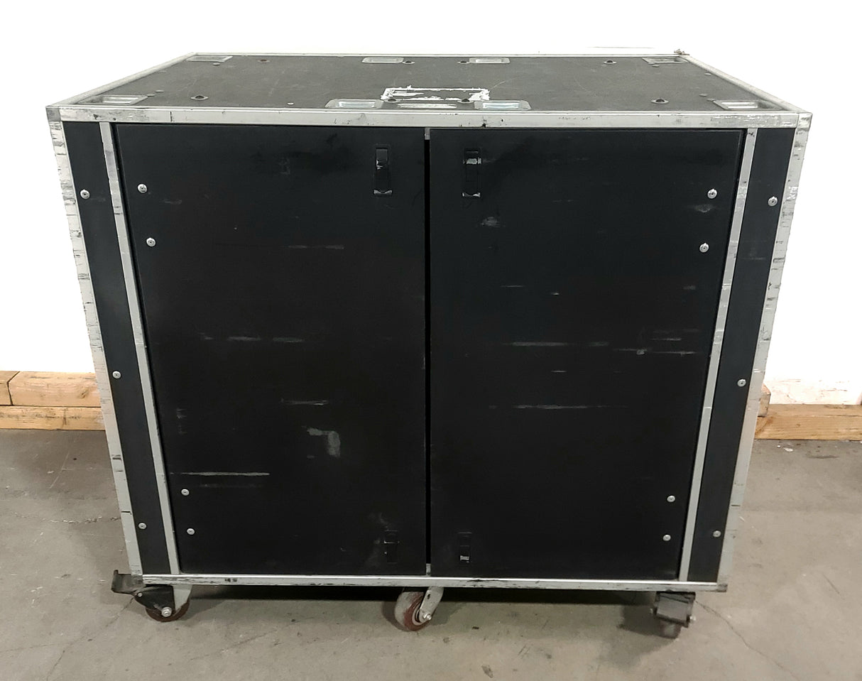 42x33x39 Olympic Wheeled Road Case w/ (2) 20RU Removable Rack Units