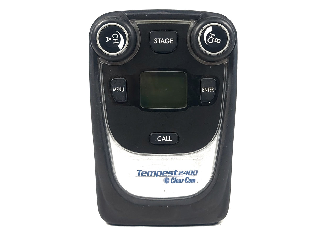 Clear-Com CP-222 Tempest 2400 Series 2-Channel Wireless Belt Station