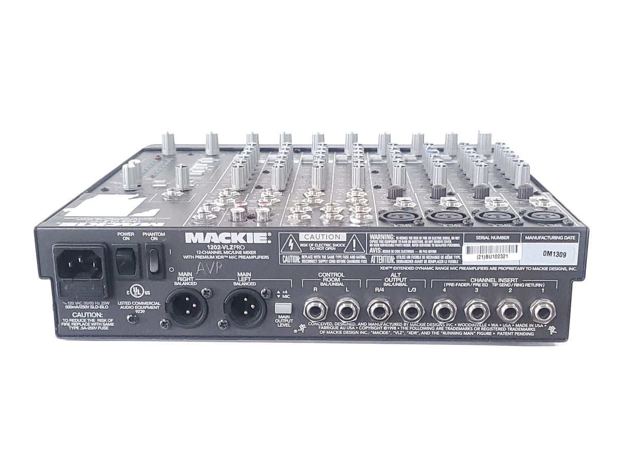 Mackie 1202-VLZ Pro 12-Channel Mic/Line Mixer