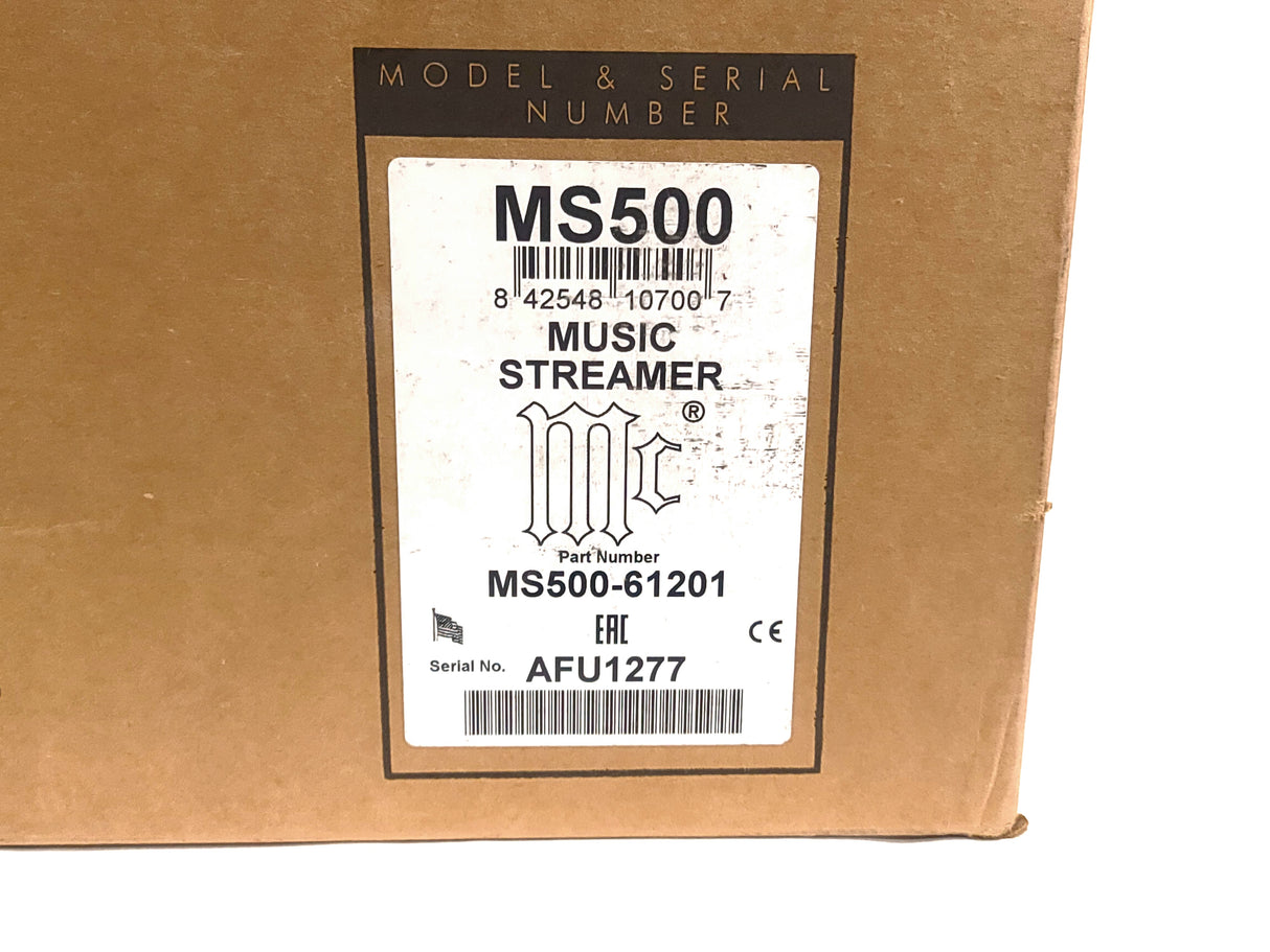 McIntosh MS500-61201 Music Streamer in Original Box