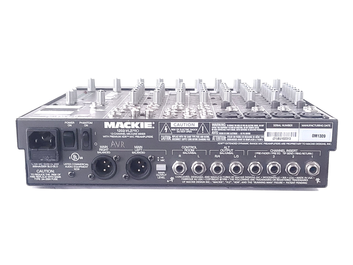 Mackie 1202-VLZ Pro 12-Channel Mic/Line Mixer