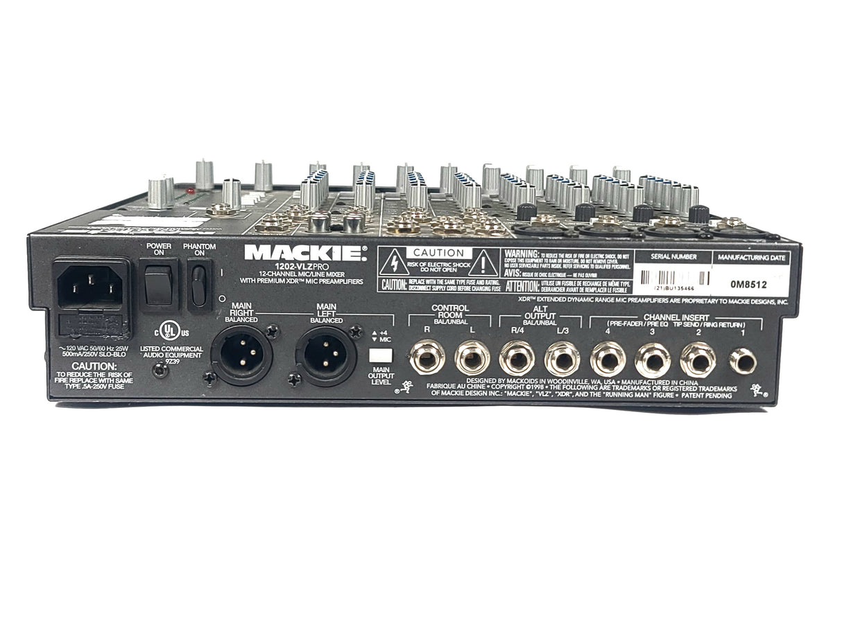Mackie 1202-VLZ Pro 12-Channel Mic/Line Mixer