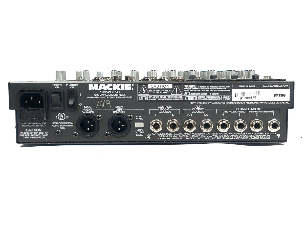 Mackie 1202-VLZ Pro 12-Channel Mic/Line Mixer
