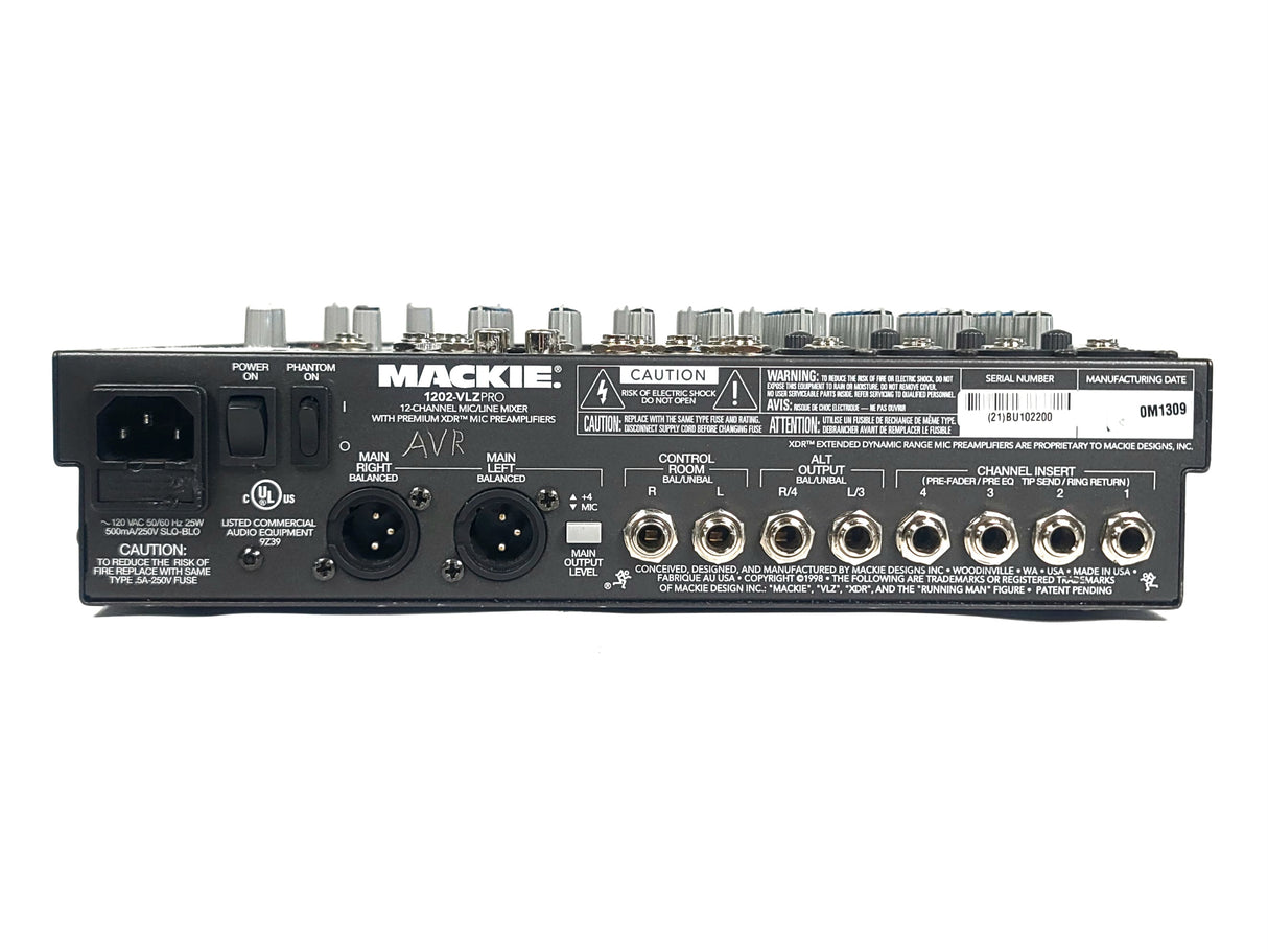 Mackie 1202-VLZ Pro 12-Channel Mic/Line Mixer