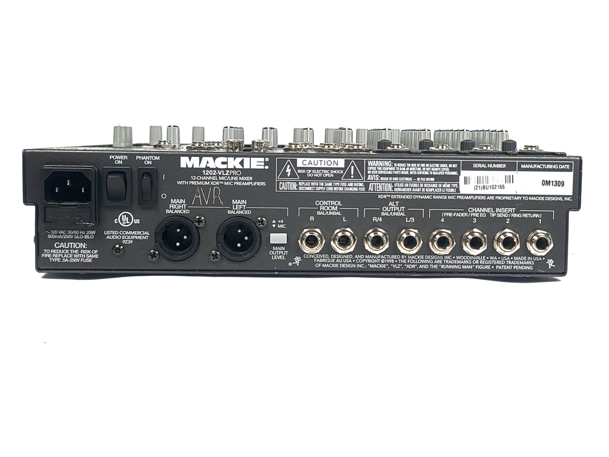 Mackie 1202-VLZ Pro 12-Channel Mic/Line Mixer