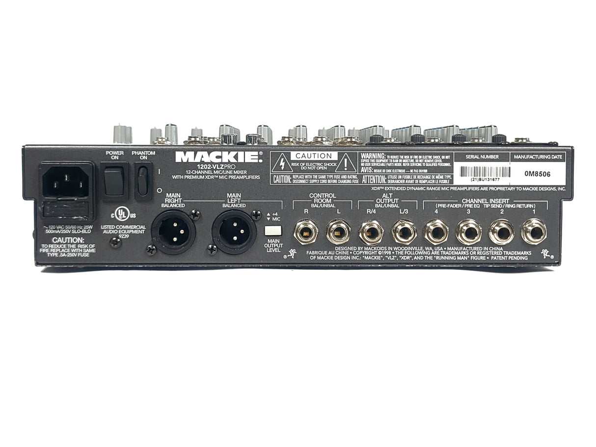 Mackie 1202-VLZ Pro 12-Channel Mic/Line Mixer
