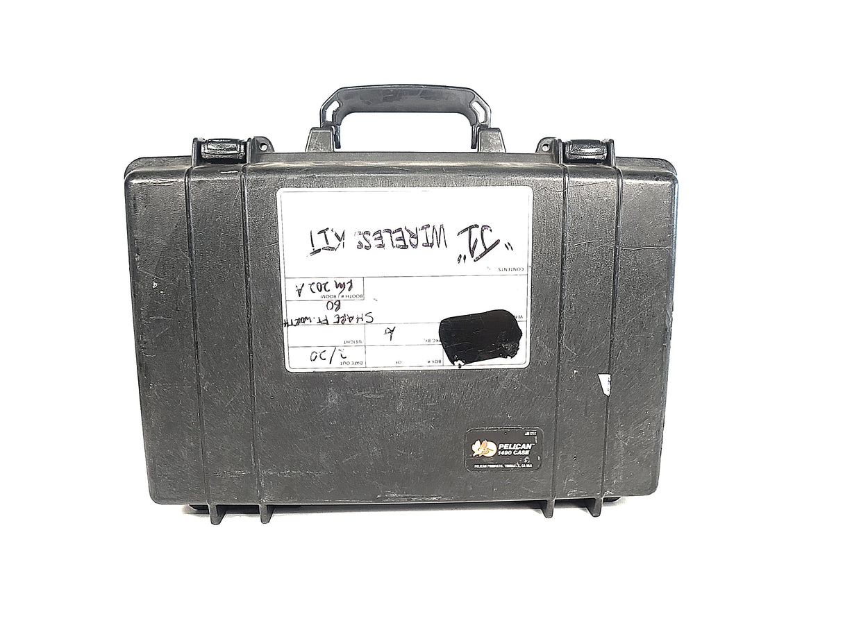 Shure ULXP4 Wireless Receiver Kit (J1: 554-590MHz) w/ Accessories in Pelican 1490 Case