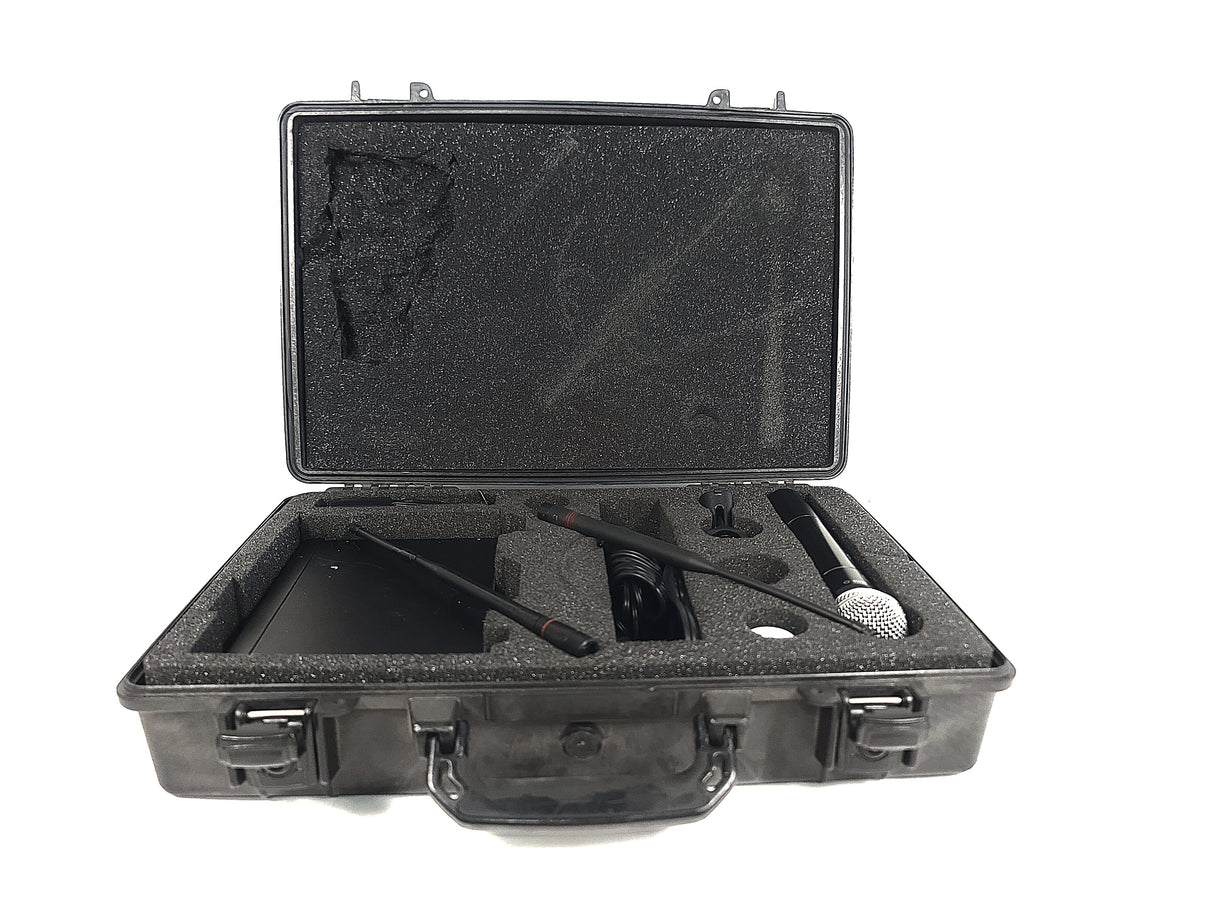 Shure ULXP4 Wireless Receiver Kit (J1: 554-590MHz) w/ Accessories in Pelican 1490 Case