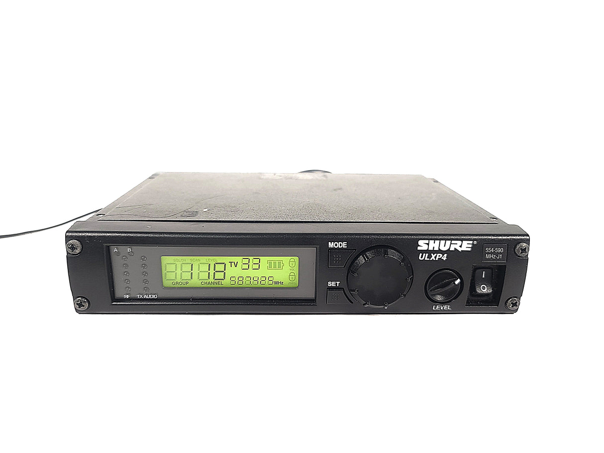 Shure ULXP4 Wireless Receiver Kit (J1: 554-590MHz) w/ Accessories in Pelican 1490 Case