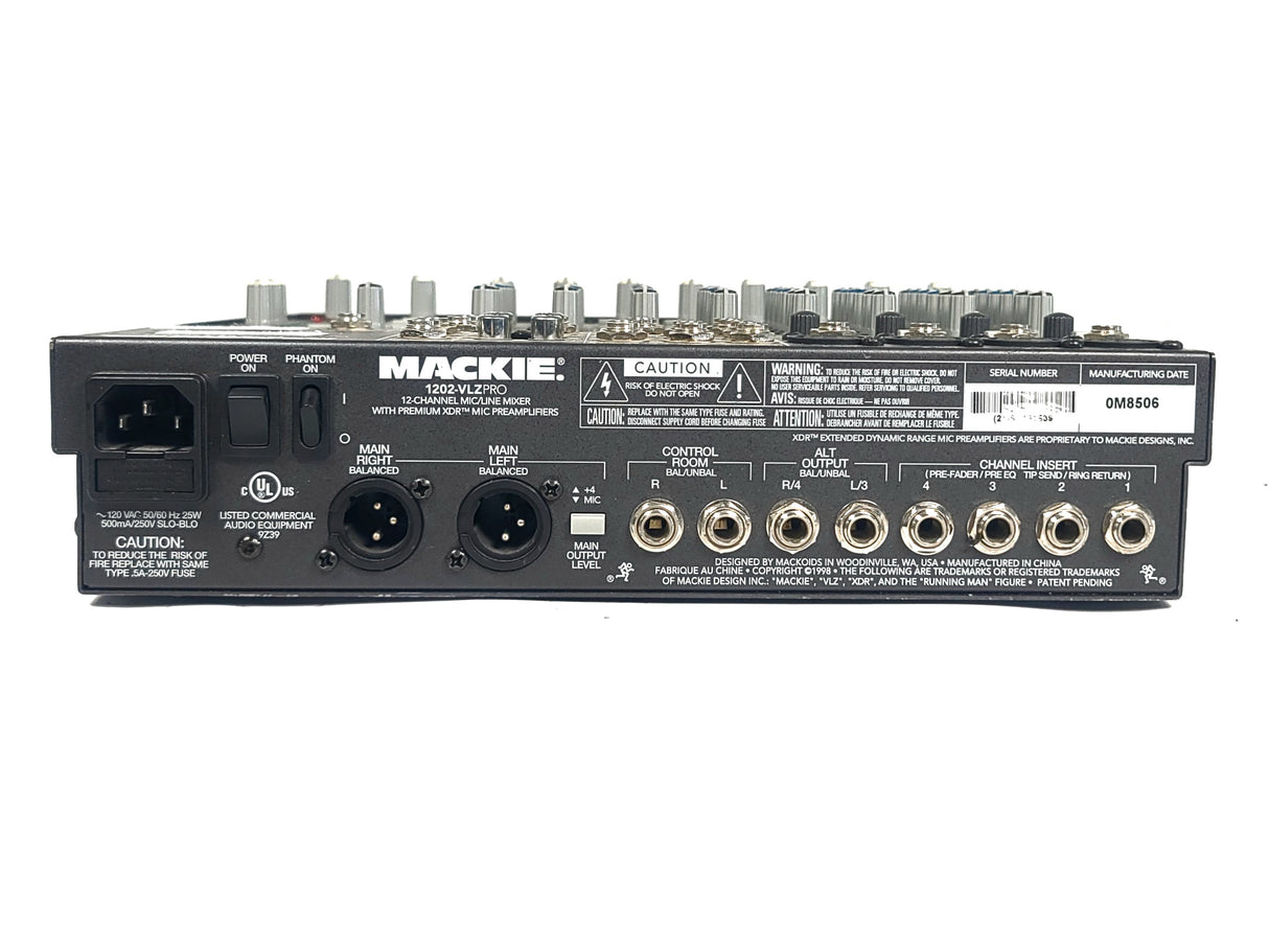 Mackie 1202-VLZ Pro 12-Channel Mic/Line Mixer
